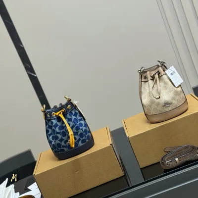 Coach Bucket Bag Replik Super Klon Denim Adorable Comes Flight