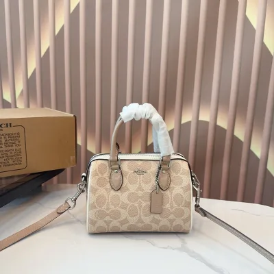 Coach Handtasche Replik Super Klon Klassische Flugzeug Box Kissen Tasche