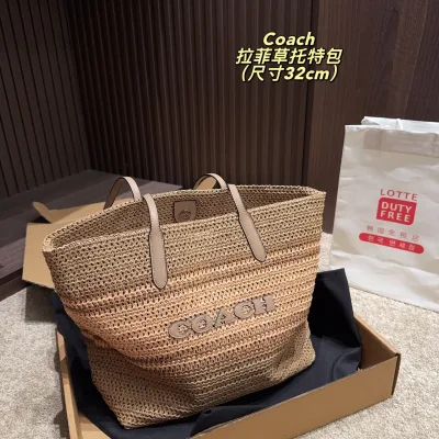 Coach Einkaufstasche Replik Super Klon Logo Classic Tote Matching