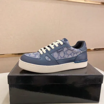 Coach Sneakers Replik Super Klon Schaffell Casual Schnüren Modisch