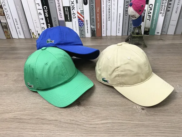 Cos Hat replica 1:1 Khaki Green Logo Cap Lacoste Crocodile