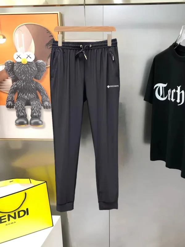 Descente Trousers replica super clone Black Grey Silk Classic Stretch