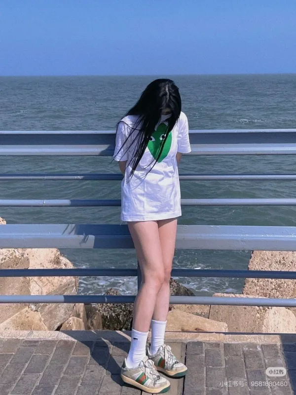 Dg Short Sleeve Replica 1:1 Green White Logo Embroidery Cdg