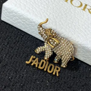 Dior Brosch replika lyx Elephant