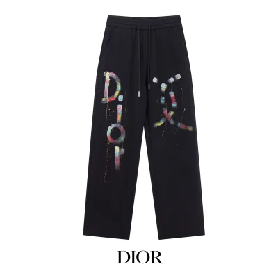 Dior Casual Pants replica lyx 1:1 Black Autumn Winter Golden