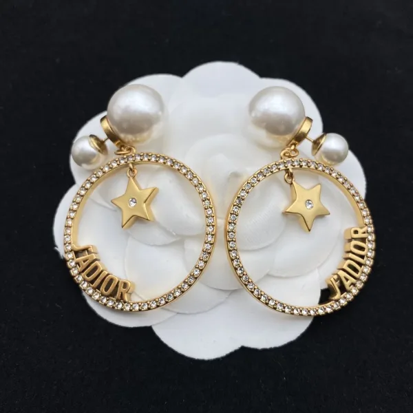 Dior ??rh?¡èngen replika lyx 1:1 Circle Star