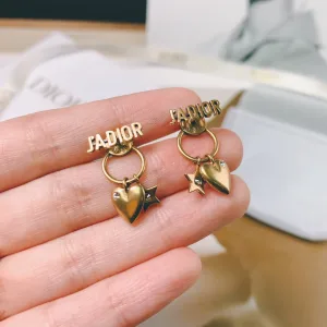 Dior ??rh?¡èngen replica lyx 1:1 Vintage Jadior Heart Star