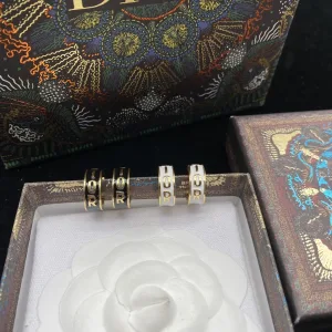 Dior ??rh?¡èngen replica lyx Svart Vit