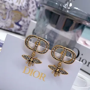 Dior ??rh?¡èngen replika lyx Cd Bee Stud