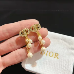 Dior ??rh?¡èngen replika lyx Cd Pearl Tofs
