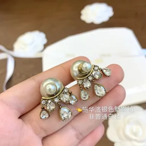 Dior ??rh?¡èngen replika lyxig Pearl Teardrop