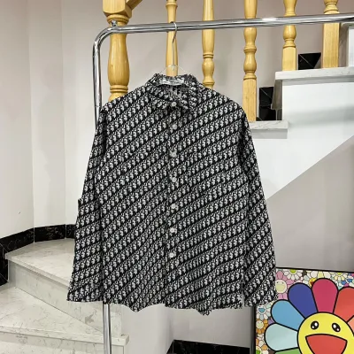 Dior Jacka replica lyx Svart Denim Bomull All Jacquard Fit