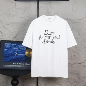 Dior Skjorta replika lyx Svart Vit Bomull är End Stylish