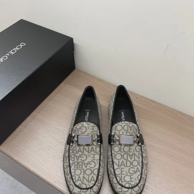 Dolce Gabbana Lederschuhe Replik Luxus Rindsleder Casual Dg Upper