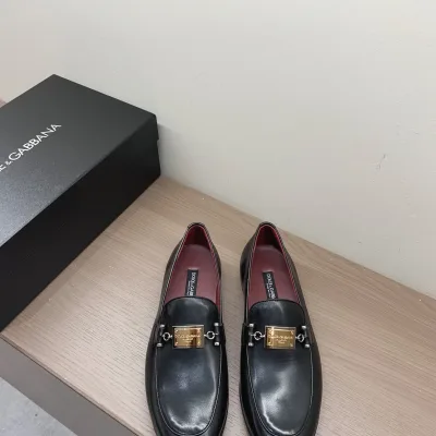 Dolce Gabbana Lederschuhe Replik Luxus Rindsleder Casual Dg Upper