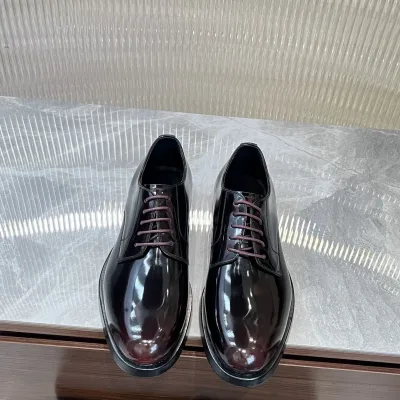 Dolce Gabbana Loafers Replik Super Klon Leder Kalbsleder Logo Casual