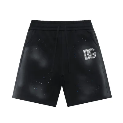 Dolce Gabbana Shorts replika lyx Black Hem Dg Prisv?¡èrd Med