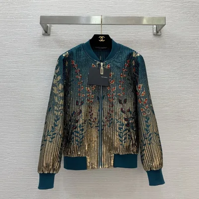 Dolce Gabbana Dam Jacka replica super clone Längd Senaste Slut
