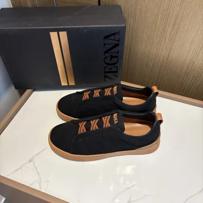 Ermenegildo Zegna Lederschuhe Replik Super Klon Kalbsleder Rindsleder Importiert