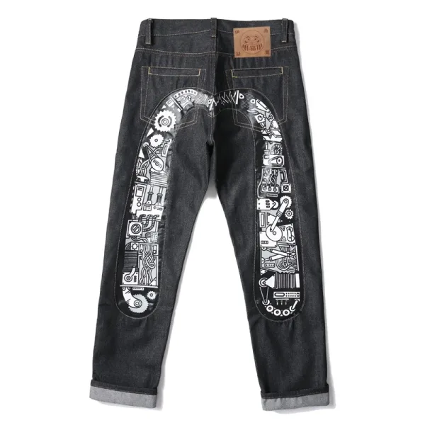 Evisu Shirt replika lyxiga jeansbroderade jeans On Is Back