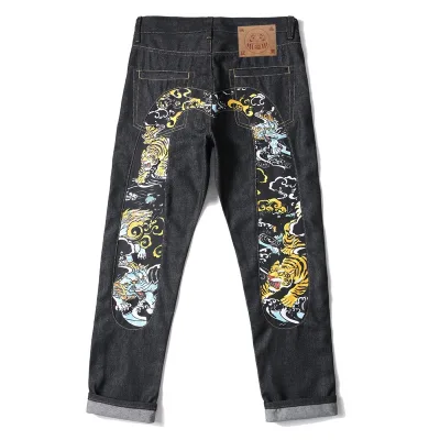 Evisu Shirt replica lyxiga jeans broderade jeans On Of Is