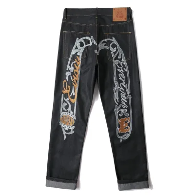 Evisu Shirt replica super clone Denim Broderade Jeans On Is