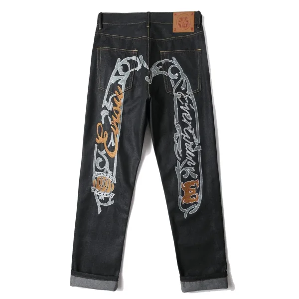 Evisu Shirt replica super clone Denim Broderade Jeans On Is