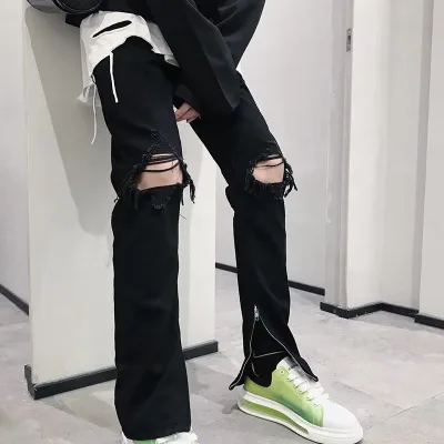 Fear Of God Jeans replica 1:1 Black Blue Denim Washed