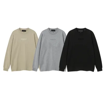 Fear Of God Långärmad replika 1:1 Black Fog Double