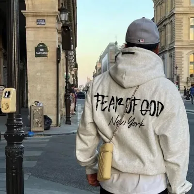 Fear Of God Sweatshirt replica super clone Black Grey Fog