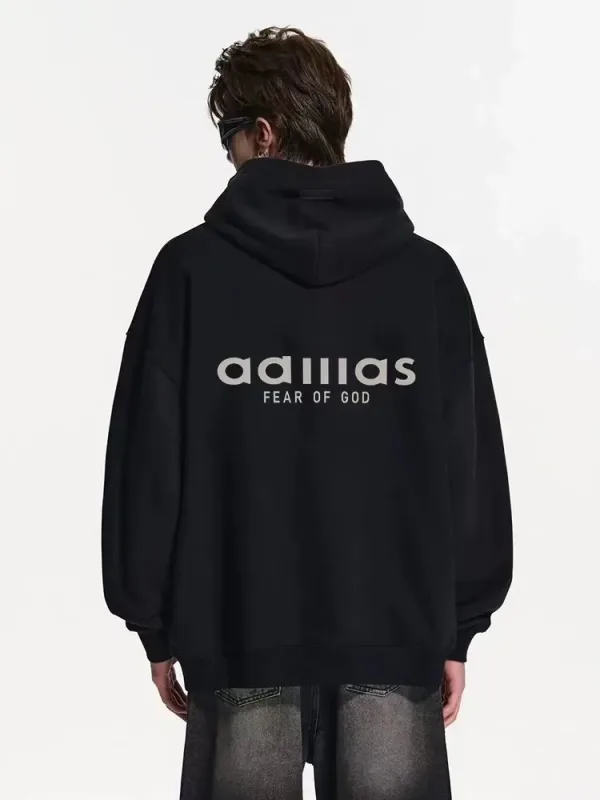 Fear Of God Sweatshirt replika super klon Black Grey Stripe