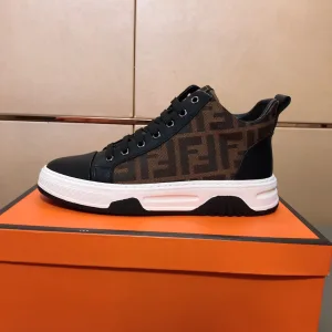 Fendi Freizeitschuhe Replik 1:1 Rindsleder Schaffell Vier-Jahreszeiten-Schuh