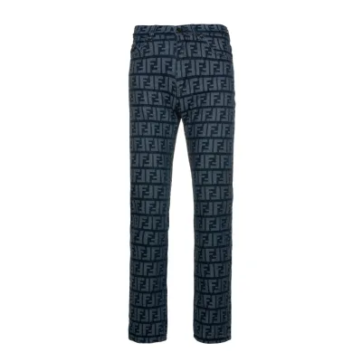 Fendi Jeans replica super clone 2017 Blue Washed Populär Officiellt