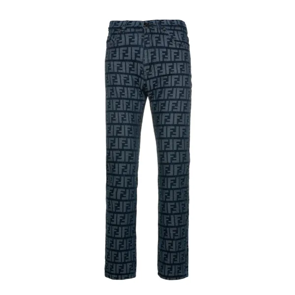 Fendi Jeans replica super clone 2017 Blue Washed Populär Officiellt