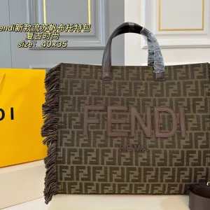 Fendi Einkaufstasche Replik Super Klon Monogramm Retro Classic Unboxed