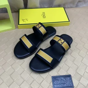 Fendi Hausschuhe Replik Super Klon Casual Original ist importiertes Gurtband