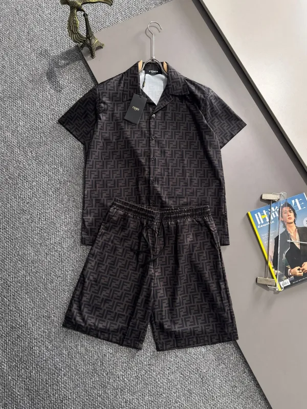 Fendi Suit replica super clone Bomull Polyester Logo All Is