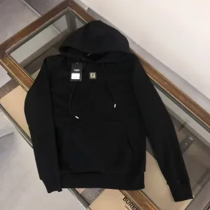 Fendi Sweatshirt replika 1:1 superklon Svart Vit Bomull tvättad