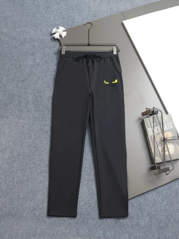 Fendi Trousers replica 1:1 Black Navy Cotton Polyester Fibres Is