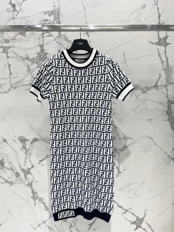 Fendi Damväst replica lyx Logo Spring Summer Collection Double
