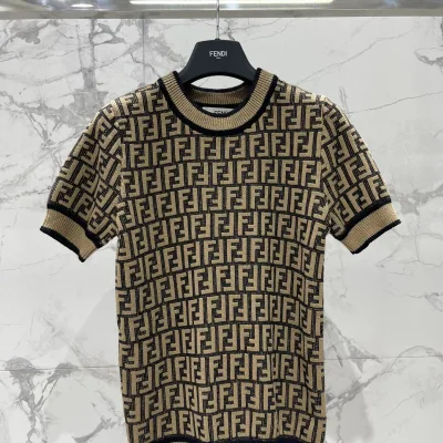 Fendi Damväst replica lyx Logo Spring Summer Collection Double