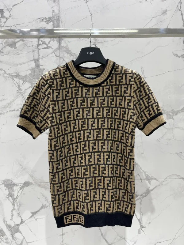 Fendi Damväst replica lyx Logo Spring Summer Collection Double