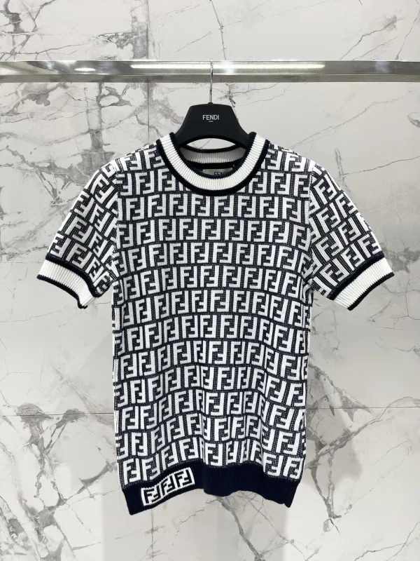 Fendi Women Väst replica super clone 1:1 Logo Spring Summer