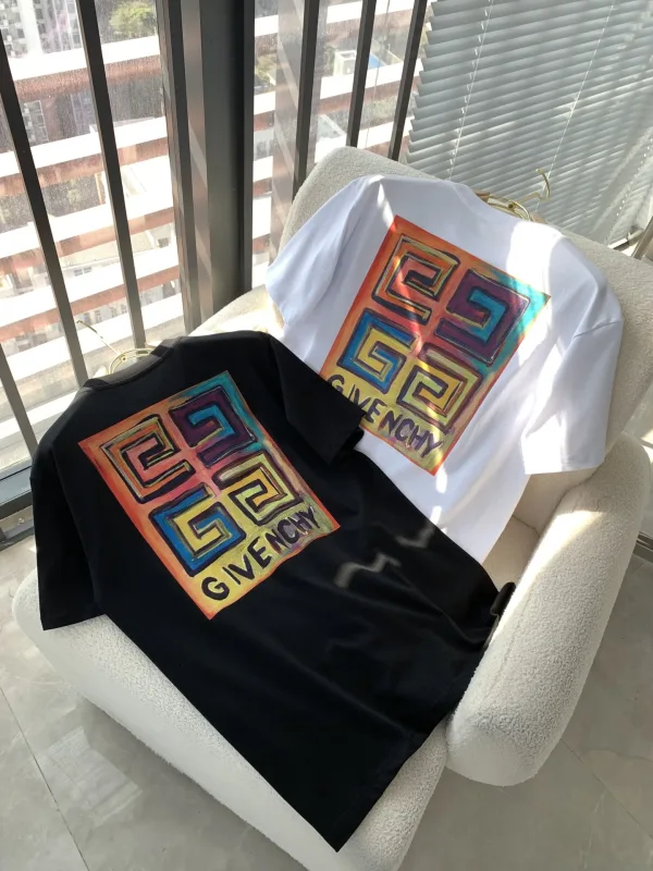 Givenchy Shirt replica super clone Black White Cotton Logo Classic