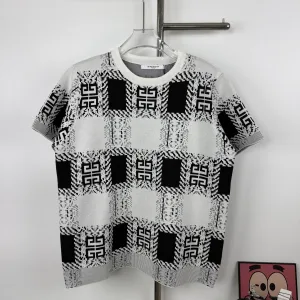 Givenchy Short Sleeve Replica Lyx Knit Monogram Is Knitted Jacquard