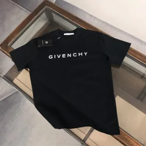 Givenchy Short Sleeves replica luxury 1:1 White Black Cotton It