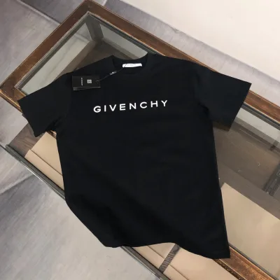 Givenchy Short Sleeves replica luxury 1:1 White Black Cotton It