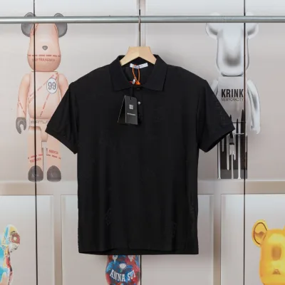 Givenchy Short Sleeves replika lyx super klon Svart Vit Xl