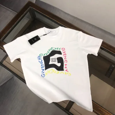 Givenchy Short Sleeves replica super clone White Black Cotton It