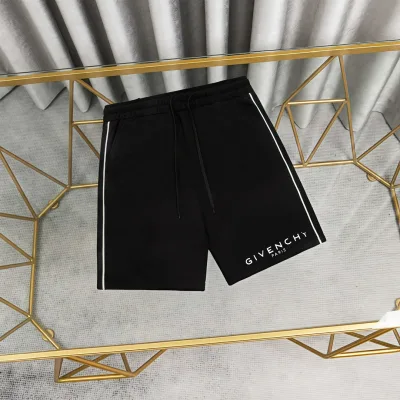 Givenchy Shorts replika super klon 1:1 svart vit bomull tryckt
